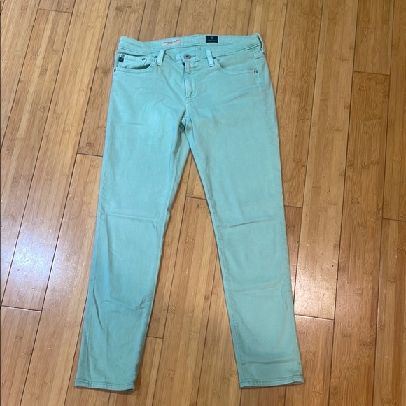 Adriano Goldschmied (AG) "The Stevie Ankle" Slim Straight Leg Pants 29R - Picture 1 of 11